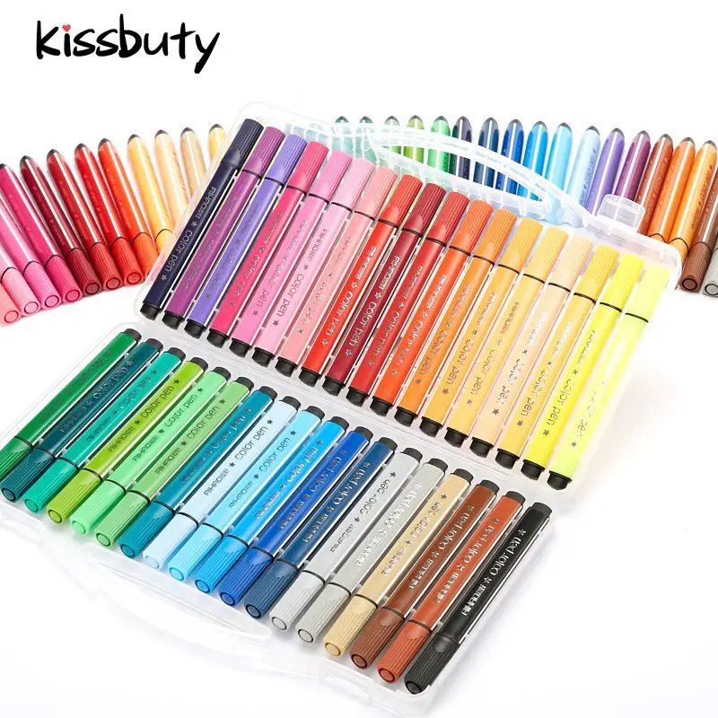 12/18/24/36/48 Colors Art Marker Pen Drawing Set Color Children Painting Watercolor Pens Water Washing Graffiti Gifts Stationery
12/18/24/36/48 Colors Art Marker Pen Drawing Set Color Children Painting Watercolor Pens Water Washing Graffiti Gifts Stationery