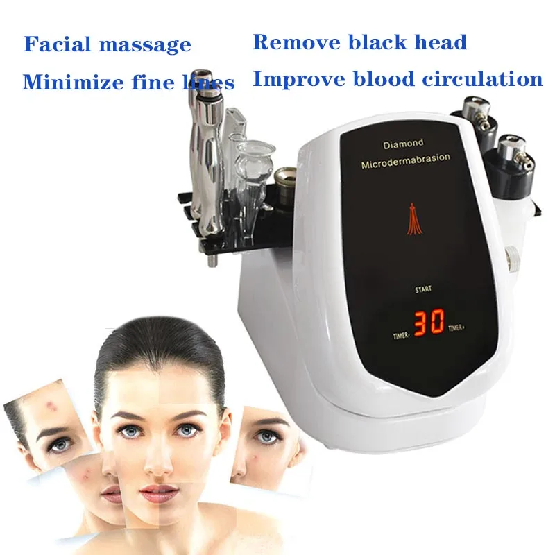 

3In1 Diamond Microdermabrasion Peel Machine Water Spray Exfoliation Dermabrasion Machine Removal Wrinkle Facial Peeling for SPA