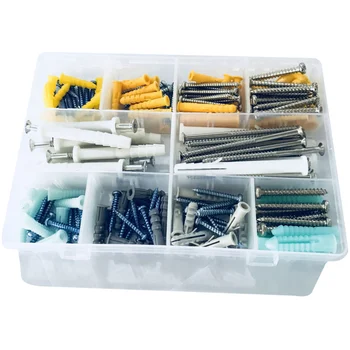 1 Set 200pcs Self Tapping Screws Self Tapping Screw Expansion Rubber Plug Kit Expansion Screws Stopper Kit (Assorted Color)
1 Set 200pcs Self Tapping Screws Self Tapping Screw Expansion Rubber Plug Kit Expansion Screws Stopper Kit (Assorted Color)