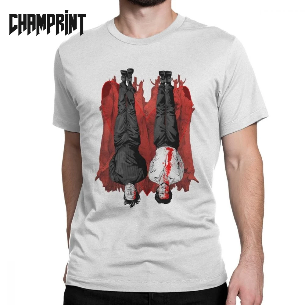 Men's T-Shirts Hannibal Hannigram Humor Pure Cotton Tees Short Sleeve Lecter Mads Horror T Shirt Round Collar Tops 4XL 5XL 6XL 
Men's T-Shirts Hannibal Hannigram Humor Pure Cotton Tees Short Sleeve Lecter Mads Horror T Shirt Round Collar Tops 4XL 5XL 6XL