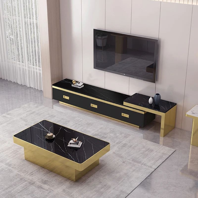 Italian minimalist TV cabinet modern minimalist living room living room light luxury coffee table combination Wabi Fengyan board
Italian minimalist TV cabinet modern minimalist living room living room light luxury coffee table combination Wabi Fengyan board