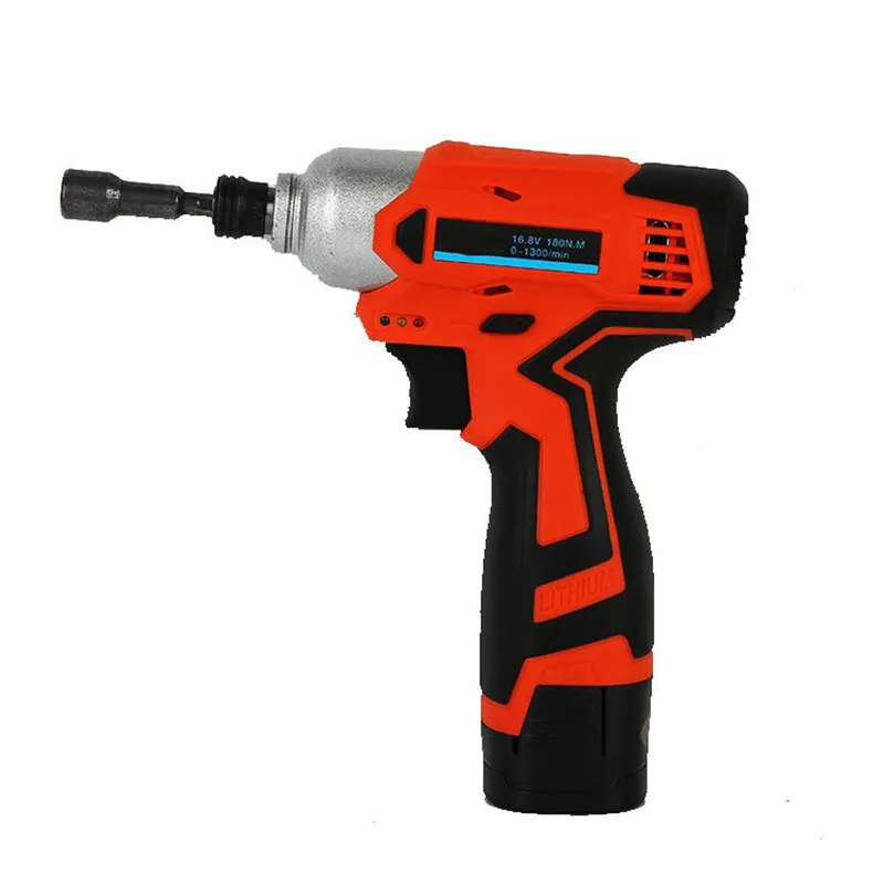 Household Impact Drill Electric Drill 16.8v Rechargeable Impact Screwdriver Lithium Battery 10mm Suction Cup LK
Household Impact Drill Electric Drill 16.8v Rechargeable Impact Screwdriver Lithium Battery 10mm Suction Cup LK