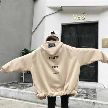 2019 Hot High Street Hooded Letter Autumn & Winter New Style Korean-style Harajuku Style Add Velvet Thick Sweater Women Clothes
2019 Hot High Street Hooded Letter Autumn & Winter New Style Korean-style Harajuku Style Add Velvet Thick Sweater Women Clothes