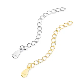 2PCS Sterling Silver Extension Chain Love Dripping Tail Chain Adjustable Multicolor Handmade DIY Jewelry Accessories
2PCS Sterling Silver Extension Chain Love Dripping Tail Chain Adjustable Multicolor Handmade DIY Jewelry Accessories