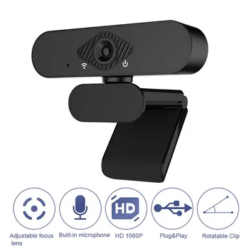 HD 1080P Webcam Mini Computer PC WebCamera Webcam With Microphone Rotatable Camera Webcam Web Camera Web Cam
HD 1080P Webcam Mini Computer PC WebCamera Webcam With Microphone Rotatable Camera Webcam Web Camera Web Cam