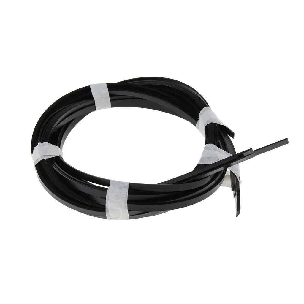 10pcs ABS Acoustic Guitar Binding Purfling Strip Body Edge Inlay Parts 10pcs ABS Acoustic Guitar Binding Purfling Strip Body Edge Inlay Parts