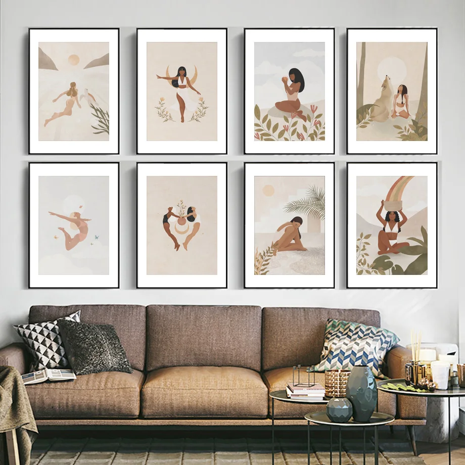 Minimalist Woman Moon Plants Flowers Abstract Art Canvas Painting Nordic Posters And Prints Wall Pictures For Living Room Decor
Minimalist Woman Moon Plants Flowers Abstract Art Canvas Painting Nordic Posters And Prints Wall Pictures For Living Room Decor