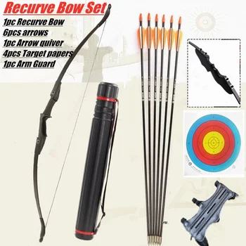 30/40lbs Recurve Bow and Arrows Suitable for Right Hand User for Archery Outdoor Sports Shooting Game
30/40lbs Recurve Bow and Arrows Suitable for Right Hand User for Archery Outdoor Sports Shooting Game