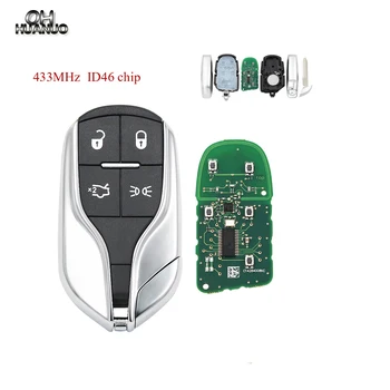 4 Buttons Smart Card Remote key for Maserati President Ghibli Levant 433MHZ with ID46 Chip
4 Buttons Smart Card Remote key for Maserati President Ghibli Levant 433MHZ with ID46 Chip