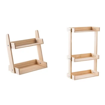 Wood Spice Rack Kitchen Multi-Function Countertop Seasoning Box Storage Rack Multi-Layer Condiment Holder 
Wood Spice Rack Kitchen Multi-Function Countertop Seasoning Box Storage Rack Multi-Layer Condiment Holder