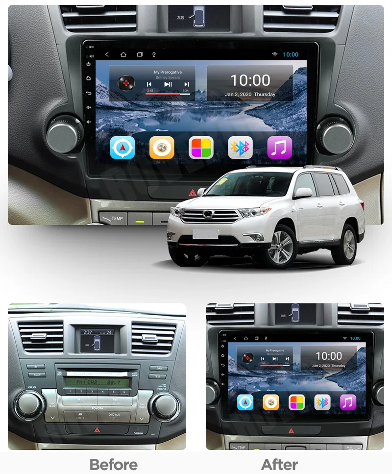 Highlander 2009 dashboard