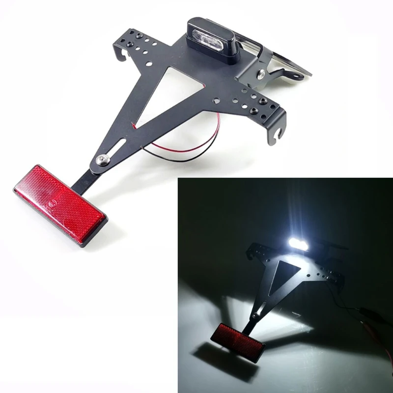Motorcycle Adjustable Angle License Number Plate Frame Holder Bracket Tail Brake Light Turn Signal Light
Motorcycle Adjustable Angle License Number Plate Frame Holder Bracket Tail Brake Light Turn Signal Light