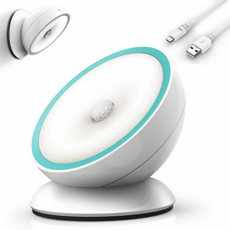 LED Night Light 360 degrees rotating Motion Sensor Warm White USB rechargeable Magnetic Installation For Stairs Cabinet Bedroom
LED Night Light 360 degrees rotating Motion Sensor Warm White USB rechargeable Magnetic Installation For Stairs Cabinet Bedroom