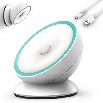 LED Night Light 360 degrees rotating Motion Sensor Warm White USB rechargeable Magnetic Installation For Stairs Cabinet Bedroom
LED Night Light 360 degrees rotating Motion Sensor Warm White USB rechargeable Magnetic Installation For Stairs Cabinet Bedroom