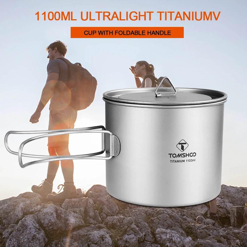 Lixada Ultralight Titanium Cup New Titanium Pot Outdoor Camping Titanium Bowl Portable Picnic Water Cup Mug with Handle
Lixada Ultralight Titanium Cup New Titanium Pot Outdoor Camping Titanium Bowl Portable Picnic Water Cup Mug with Handle