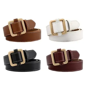 Fashion Women Square Buckle Non-porous Belt Trend Street Student Wide Belts A69C 
Fashion Women Square Buckle Non-porous Belt Trend Street Student Wide Belts A69C