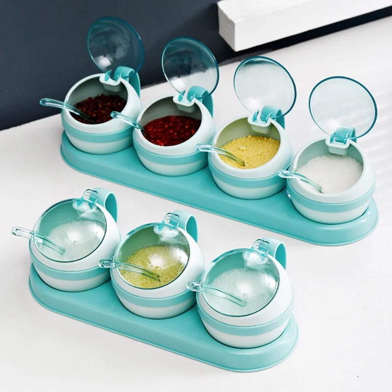 3/4pcs set Nordic Seasoning Box Kitchen Salt Sugar Storage Boxes Holder Plastic Spice Jar Condiment Cruet Home Kitchen Tools
3/4pcs set Nordic Seasoning Box Kitchen Salt Sugar Storage Boxes Holder Plastic Spice Jar Condiment Cruet Home Kitchen Tools