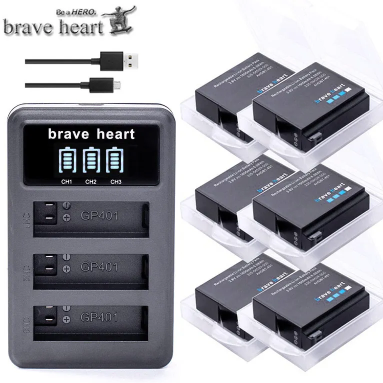 6x Digital Batteries Hero 4 Gopro Go Pro Hero4 Battery +3lots Charger + battery case For Gopro Hero 4 hero4 camera accessories
6x Digital Batteries Hero 4 Gopro Go Pro Hero4 Battery +3lots Charger + battery case For Gopro Hero 4 hero4 camera accessories
