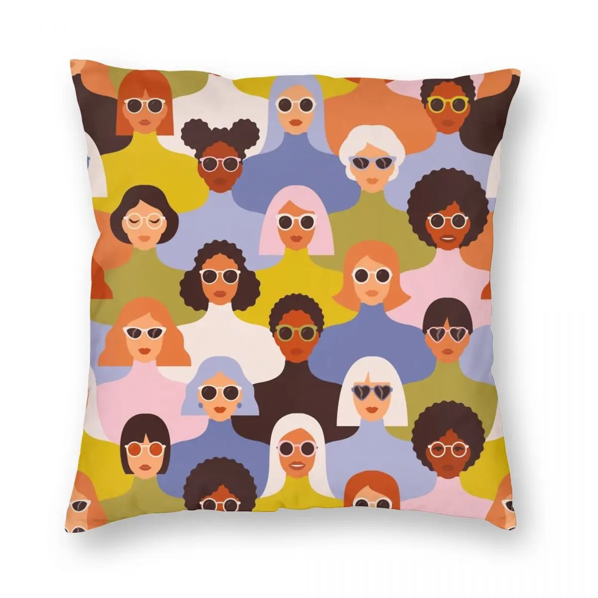 Female Diverse Faces Of Different Ethnicity 70s Pillowcase Polyester Linen Velvet Zip Decor Throw Pillow Case Room Cushion Cover
Female Diverse Faces Of Different Ethnicity 70s Pillowcase Polyester Linen Velvet Zip Decor Throw Pillow Case Room Cushion Cover