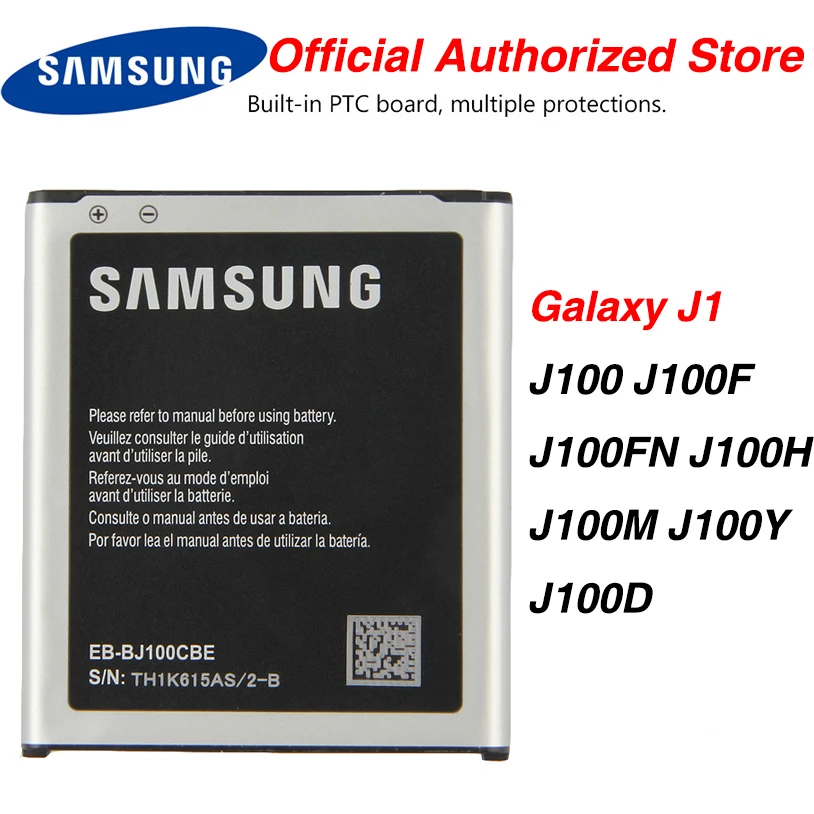 Original Samsung EB-BJ100BBE Battery For Samsung Galaxy J1 j100 J100F /D J100H J100FN J100M EB-BJ100CBE NFC 1850mAh
Original Samsung EB-BJ100BBE Battery For Samsung Galaxy J1 j100 J100F /D J100H J100FN J100M EB-BJ100CBE NFC 1850mAh
