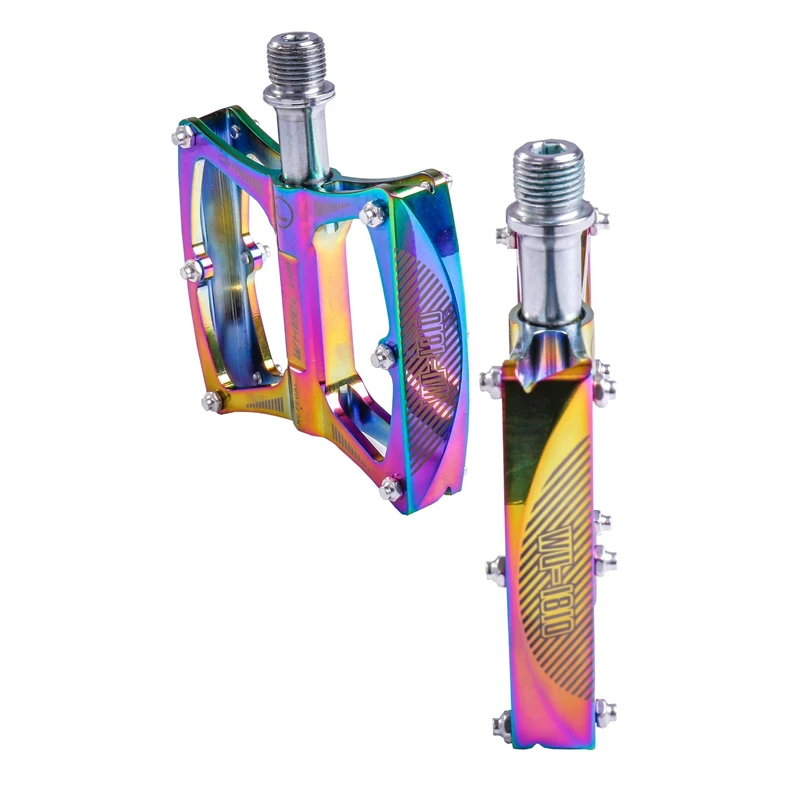 Rainbow MTB Bike Pedal Ultralight Aluminum Alloy Anti-Slip Platform Bearing Colorful Pedals for BMX Mountain Bike Accessories
Rainbow MTB Bike Pedal Ultralight Aluminum Alloy Anti-Slip Platform Bearing Colorful Pedals for BMX Mountain Bike Accessories