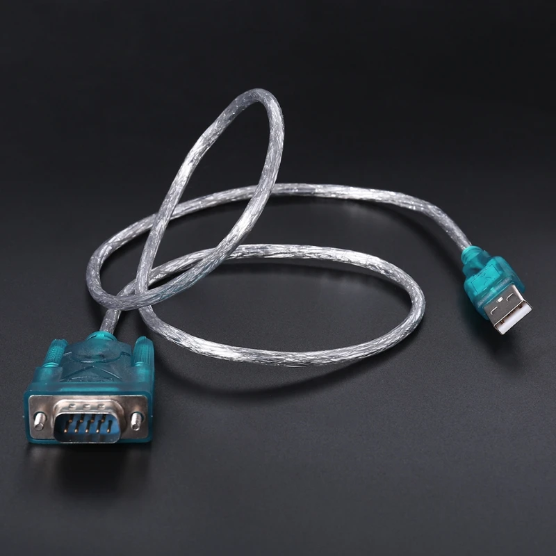 Convertor Adapter USB to RS232 Serial Port 9 Pin DB9 Cable COM |