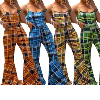 New Women Summer Lattice Jumpsuits Sleeveless Bodycon Romper Strap Backless Wide Leg Bell Pants 
New Women Summer Lattice Jumpsuits Sleeveless Bodycon Romper Strap Backless Wide Leg Bell Pants
