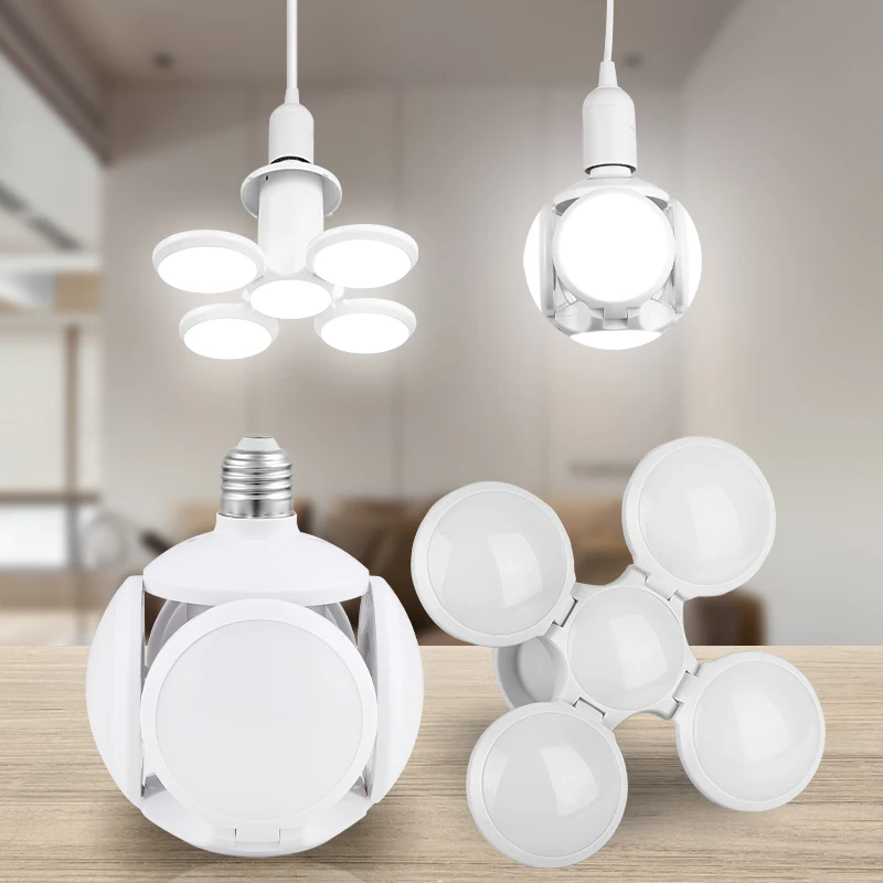 LED Lamp E27 Led Bulb 220V 30W 45W 60W Deformable Lights Bulb Fan /Football Shape Lightings Fixture for Home Garage Warehouse
LED Lamp E27 Led Bulb 220V 30W 45W 60W Deformable Lights Bulb Fan /Football Shape Lightings Fixture for Home Garage Warehouse