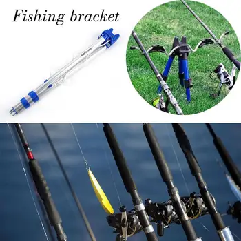 Durable Tripod Stand Rest Fishing Rack Aluminum Alloy Ground Insertion Fishing Rod Tripod Portable Silver Blue Practical
Durable Tripod Stand Rest Fishing Rack Aluminum Alloy Ground Insertion Fishing Rod Tripod Portable Silver Blue Practical