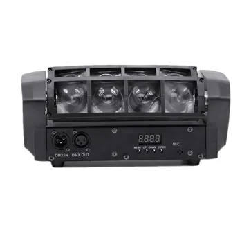 Mini LED Spider Light/DMX RGBW 8x10W LED Beam Effect Stage Lighting /Sound Music Control Disco DJ Home Party Decoration LED Lamp
Mini LED Spider Light/DMX RGBW 8x10W LED Beam Effect Stage Lighting /Sound Music Control Disco DJ Home Party Decoration LED Lamp