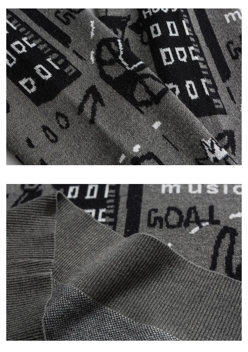 FREE SHIPPING Sweater Cartoon Vintage Print JKP4452 FREE SHIPPING Sweater Cartoon Vintage Print JKP4452