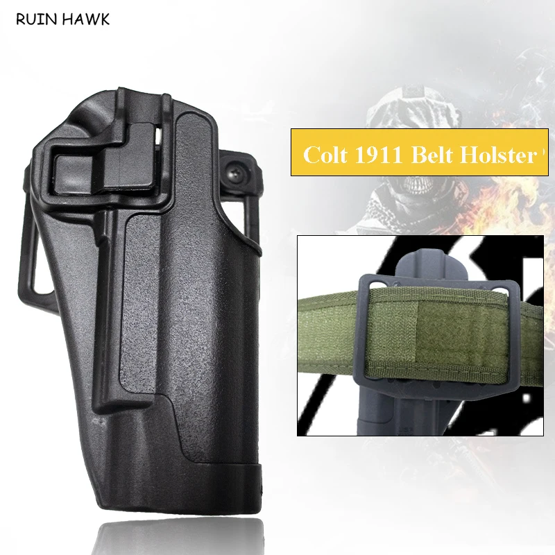 Military Colt 1911 Gun Case Right Hand Gun Belt Holster Tactical Hunting Airsoft Accessories Quick Released Waist Holster
Military Colt 1911 Gun Case Right Hand Gun Belt Holster Tactical Hunting Airsoft Accessories Quick Released Waist Holster