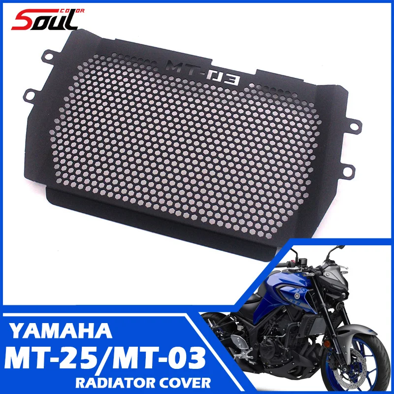 

Aluminum Motorcycle Black Radiator Guard Radiator Cover Fits For Yamaha MT-03 MT-25 MT03 MT25 15 16 17 2018 2019 2020 2021 2022