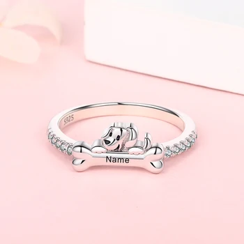 Personalized 925 sterling silver custom name dog bone ring gorgeous zircon engraved with initial date coordinate name jewelry
Personalized 925 sterling silver custom name dog bone ring gorgeous zircon engraved with initial date coordinate name jewelry