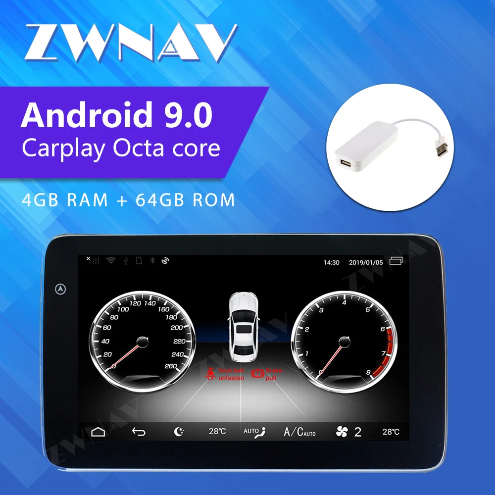 ZWNAV Android 9 Car GPS Navigation For Mecerdes Benz C GLC V CLS 2014 2015 2016 2017 NO DVD CD Player Autoradio Double Din
ZWNAV Android 9 Car GPS Navigation For Mecerdes Benz C GLC V CLS 2014 2015 2016 2017 NO DVD CD Player Autoradio Double Din
