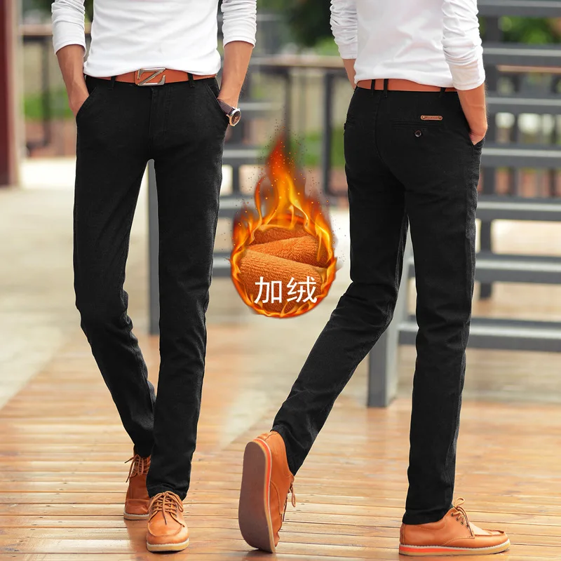 Men Brushed And Thick Skinny Stretch Cotton Linen Pant Men's Loose-Fit Trousers Casual Pants Men's Youth Pants Autumn And Winter
Men Brushed And Thick Skinny Stretch Cotton Linen Pant Men's Loose-Fit Trousers Casual Pants Men's Youth Pants Autumn And Winter