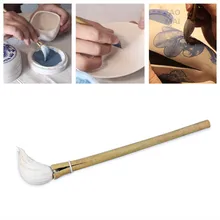 Pottery Tools Chicken Head Shape Moisturizing Brush Points Water Brush Ceramics DIY Painting Brush Underglaze Painting Tools