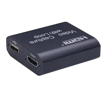 4K HDMI To USB 2.0 3.0 Loop Out Graphics Capture Card Video Recording Box PC Game Live Streaming Video Recorder Mic In Audio Out
4K HDMI To USB 2.0 3.0 Loop Out Graphics Capture Card Video Recording Box PC Game Live Streaming Video Recorder Mic In Audio Out