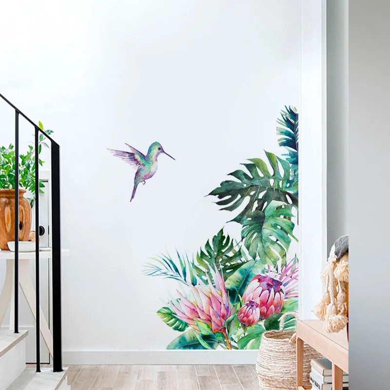 <p>Name: Tropical Plants Wall Sticker
Material: PVC
Color: as picture shown
Received Size, 30*90CM/ 11.8*35.4 Inch Finnished Size, Just DIY , design as you need (Please contact me if you need to refer to the installation dimensions)
Function: beautify decoration
Package list:1 PC Wall Sticker</p>
<p>Notes: 1. Please allow 0.3-1cm differs due to manual measurement. 2. Real color may slightly different from pictures due to computer screen's </p> • Colma.do™ • 2023 •