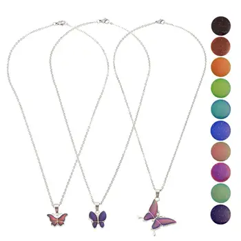 3Pcs Butterfly Color Change With Temperature Pendant Necklace Butterfly Magic Emotion Feeling Mood Jewelry
3Pcs Butterfly Color Change With Temperature Pendant Necklace Butterfly Magic Emotion Feeling Mood Jewelry