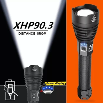 Most powerful led flashlight torch XHP90.3 Rechargeable usb tactical flashlight XHP70.2 18650 flash light lamp Lantern for bike
Most powerful led flashlight torch XHP90.3 Rechargeable usb tactical flashlight XHP70.2 18650 flash light lamp Lantern for bike