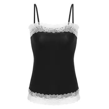Womens Lace Sexy Vest Fashion Camisole Sleeveless Underwear Tank Top Comfortable Casual Women's Intimates
Womens Lace Sexy Vest Fashion Camisole Sleeveless Underwear Tank Top Comfortable Casual Women's Intimates