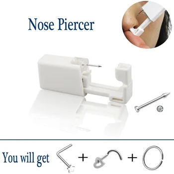 1pc Disposable Safe Sterile Nose Ring Stud Piercing Unit Set Gun Tool Earring Professional Machine Kit Nariz Women Body Jewelry
1pc Disposable Safe Sterile Nose Ring Stud Piercing Unit Set Gun Tool Earring Professional Machine Kit Nariz Women Body Jewelry
