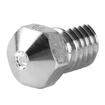 3D Printer Accessories Titanium Steel Sapphire Nozzle 0.4mm V6 Compatible with PETG ABS PEI PEEK for CR-10 Ender-3 Anet8
3D Printer Accessories Titanium Steel Sapphire Nozzle 0.4mm V6 Compatible with PETG ABS PEI PEEK for CR-10 Ender-3 Anet8