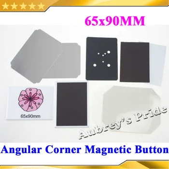 100 Sets Blank Angular Corner 65x90mm Rectangular Button Maker Fridge Magnet Button Material Badge Making Machine
100 Sets Blank Angular Corner 65x90mm Rectangular Button Maker Fridge Magnet Button Material Badge Making Machine