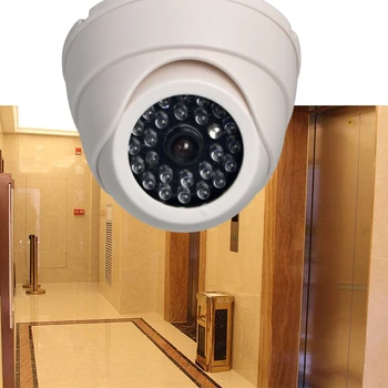 Outdoor CCTV Fake Simulation Dummy Camera Home Surveillance Security Dome Mini Camera Flashing LED Light Fake Camera Black
Outdoor CCTV Fake Simulation Dummy Camera Home Surveillance Security Dome Mini Camera Flashing LED Light Fake Camera Black