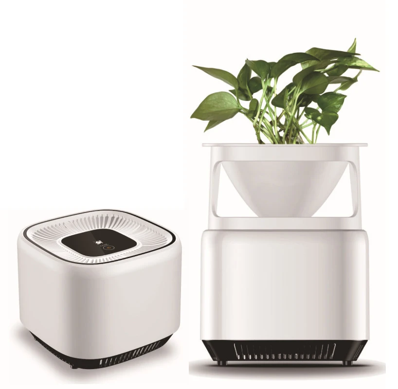 DIY plant Air Purifier Household Portable Disinfector 3-in-1 composite filter negative lon essential oil fragrance air humidifie 
DIY plant Air Purifier Household Portable Disinfector 3-in-1 composite filter negative lon essential oil fragrance air humidifie