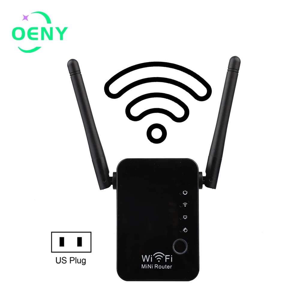 oeny WR17 dual antenna signal amplifier 300M repeater wireless router network extender manufacturer new
oeny WR17 dual antenna signal amplifier 300M repeater wireless router network extender manufacturer new