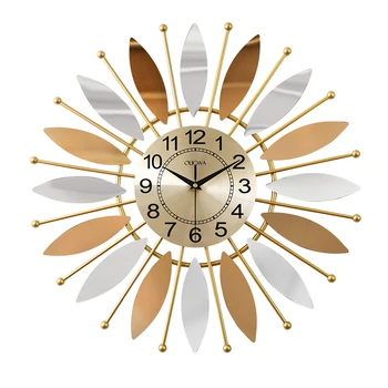 Large Nordic Wall Clock Modern Design Creative Golden Metal Luxury Clock Living Room Reloj De Pared Moderno Home Decor DA60WC
Large Nordic Wall Clock Modern Design Creative Golden Metal Luxury Clock Living Room Reloj De Pared Moderno Home Decor DA60WC