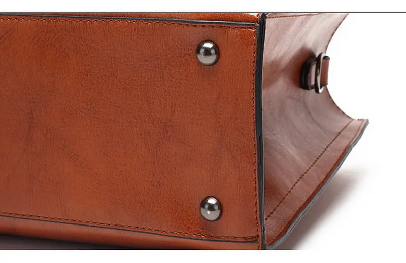 gradosoo classic oil wax leather ladys bag handbags famous